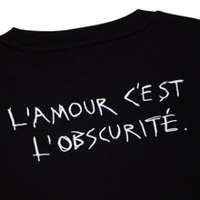 Load image into Gallery viewer, L&#39;amour C&#39;est L&#39;obscurite Embroidered Crewneck Sweatshirt
